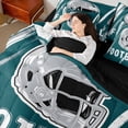 thumbnail image 4 of jejeloiu Football Games 7 Pieces Bedding Comforter Set,American Sport City Full Bedding Set For Ball Gamer Reversible, 4 of 8