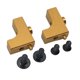 thumbnail image 5 of 2 piezas de soporte de motor de dirección para modelo de coche, piezas de repuesto, accesorios para modelo RC 0,65 dorado, 5 of 9