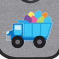 thumbnail image 4 of Inktastic Easter Egg Truck Boys Boys Baby Bib, 4 of 4