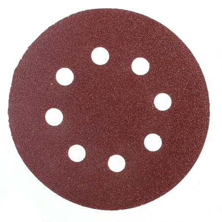 

50 Pcs 5 Inch Sandpaper Circular Pads Hook and Loop Sanding Discs Sanders for Woodworking 100 Grit Sandpaper