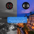 thumbnail image 2 of Worallymy Colorido Visión Nocturna Seguridad Exterior Impermeable 1080P 4X Zoom Digital Cámara IP, Domo de Alta Velocidad Inalámbrico Hogar Wifi CCTV IR Exterior NetCam Worallymy JD735906091, 2 of 7