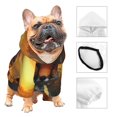 thumbnail image 3 of Fotbe Sunset Maple Tree Fox Sudadera con Estampado para Perros Pequeños – Suéter con Capucha para Mascotas, Tela Suave de Forro Polar con Bolsillo-Small, 3 of 7