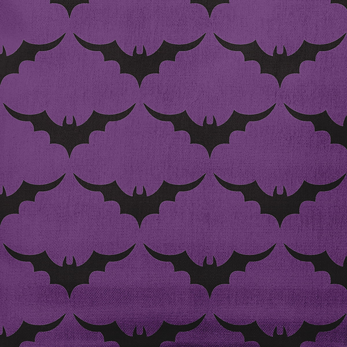 Simply Daisy 18" x 18" Bat Colony Indoor/Outdoor Polyester Throw Pillow, Amethyst
