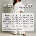 thumbnail image 2 of Morttic Women's Solid Color Crinkle 2 Piece Set – Oversized Batwing Top & Wide Leg Pants with Pockets Casual Summer Loungewear Khaki，XXXL, 2 of 2