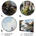thumbnail image 3 of Designart "Castles captivate Stronghold III" Architecture Metal Wall Decor, 3 of 5