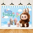 thumbnail image 2 of Labubu Birthday Party Decoration According Options Labubu Balloon Banner Cake Topper Backdrop Toys for Party Supplies, 2 of 5