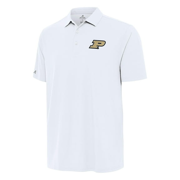 Men's Antigua White Purdue Boilermakers Era Polo