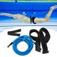 thumbnail image 4 of Cinturones de entrenamiento de natación de 3,9 a 13 pies Cuerdas elásticas para natación Bandas de resistencia Resistentes a la natación Azul 10mm, 4 of 8