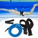 thumbnail image 5 of Correa de entrenamiento para natación en piscina de 4 m, cinturón de resistencia para natación con cintura. Azul 10mm, 5 of 9