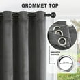 thumbnail image 5 of UlikTree Velvet Elegant Curtains 2 Pack - Soft Thickened Velvet Blackout Drapes with Grommet Top, 5 of 6
