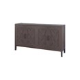 thumbnail image 6 of Gzxs Sideboard Buffet Cabinet, Modern Mid-Centry Buffet Storage Cabinets with Adjustable Shelves, Wooden Credenza Accent Cabinet for Dining Room, Living Room, Entryway (Coffee), 6 of 8