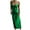 Green, variant on Honeeladyy Women Metallic Shimmer Slim Maxi Dress Spaghetti Strap V Neck Long Dress Sleeveless Club Cocktail Party Dress Blue L