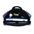 thumbnail image 5 of FORMRS 16" Laptop Bag Carrying Sleeve Case with Handle Travel Shoulder Briefcase, Vibrant Stained Glass Pattern, 5 of 8