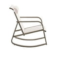 thumbnail image 6 of Mainstays Dashwood 3-Piece Steel Outdoor Rocker Chat Set, Cream, 6 of 10