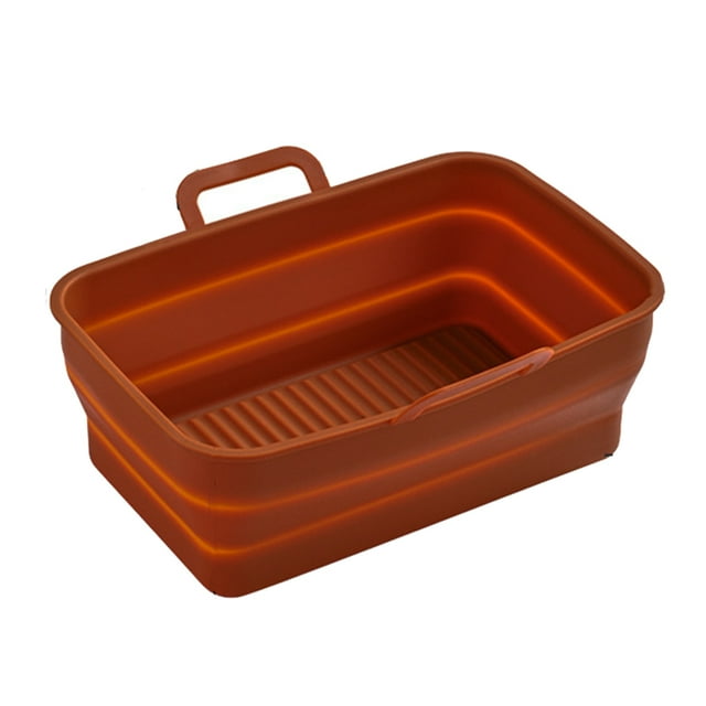 Wweixi Friteuse Plateau Plaque Cuisson Fournitures Chauffage-Résistance Taille Compacte Surface Lisse Lavable Multicolore Gadget de Cuisine Brun