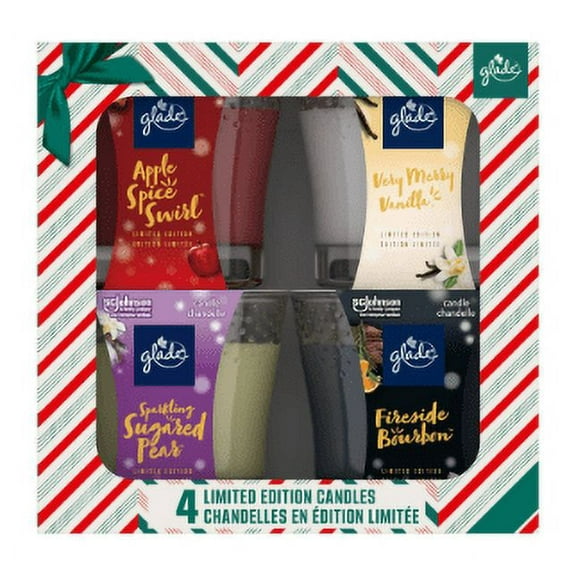 Glade® Scented Candle Air Freshener, Holiday 1-Wick Candles