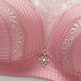thumbnail image 3 of Mgmyaa Bras for Women Embroidered Glossy Comfort Breathable Bra Underwear No Rims, 3 of 4