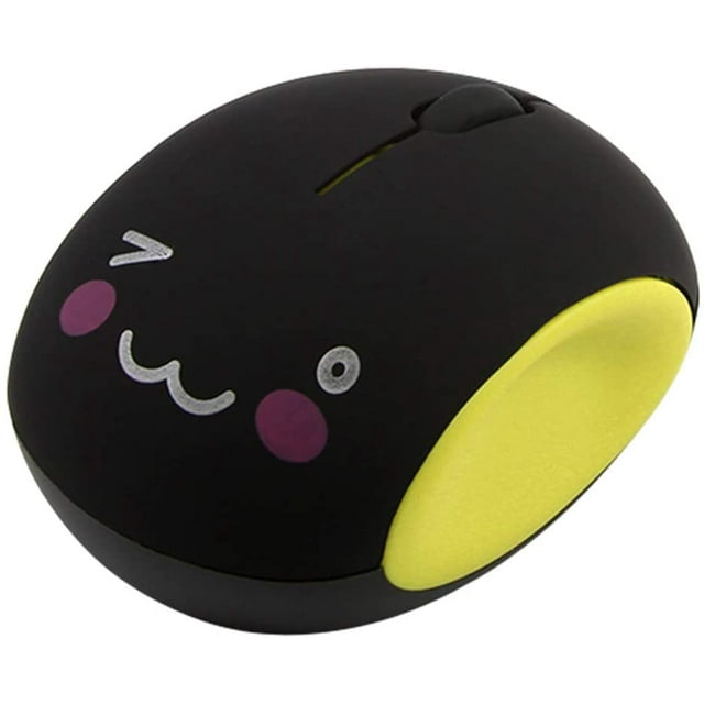2.4GHz Wireless Mouse Cute Small Silent Mouse Portable Mini Rechargeable Optical Mice Cartoon Computer Mouse 3 Buttons Cordless Mouse for Laptop Desktop PC Notebook