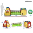 thumbnail image 3 of Tienda de campaña plegable UTEX 3 en 1 con túnel y piscina de bolas para niños, 3 of 7