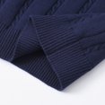 thumbnail image 4 of mgoYE Girls Boys Sweater Vest Cotton Kids Uniform Vest V-Neck Sleeveless Knit Pullover for Boy Girls Toddler(Navy,2-3 Years), 4 of 8