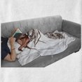 thumbnail image 6 of Hope Soft Flannel Fleece Throw Blanket, Hands Holding an Origami Crane with a Miracles Happen Everyday Words, Cozy Plush for Indoor and Outdoor Use, 50" x 60", Pale Orange Brown White, by Ambesonne, 6 of 6