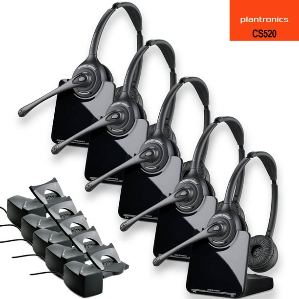 Plantronics CS520 Wireless Headset System + HL10 Handset Lifter 5