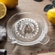 thumbnail image 2 of Exprimidor manual de limones y naranjas portátil de vidrio, utensilio de cocina., 2 of 8