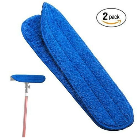 2 Pack Replaceable Microfiber Cleaning Clothâ?? Used with 2-in-1 Telescoping Window Washing Squeegee- Super-soft, Non Abrasiveâ?? Highly Absorbent Clothsâ?? Best for Glass Windows, Cabinets and