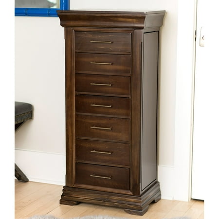 Hives & Honey Haley Walnut Jewelry Armoire, Brown