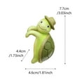 thumbnail image 3 of Naxoaeo Turtle Planter Decorations - Resin Hanging Sea Turtle for Pot Tortoise Figure Plant Pot Hanger Small Statue for Terrapin Cute Plants Terrapin Sculptures for Indoor Outdoor Garden Patio, 3 of 9
