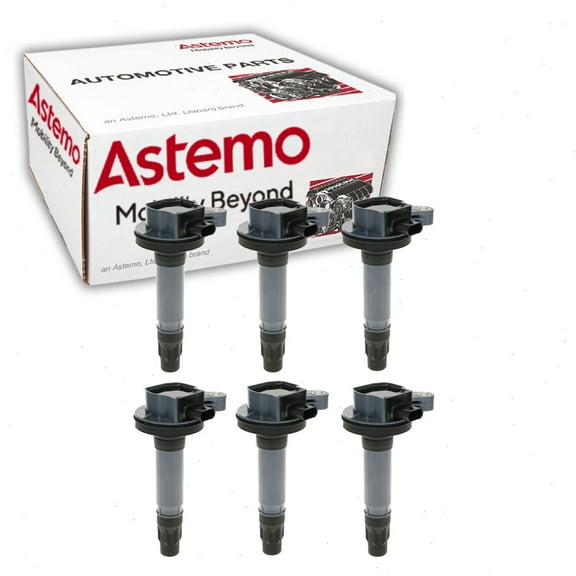6 pc Hitachi Ignition Coils compatible with Ford Transit-350 HD 3.7L V6 2019