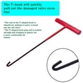 thumbnail image 3 of Heavy-Duty Tire Valve Core Replacement Tool Kit, Quick Install/Removal for Leaky Car, Truck, Motorcycle Valves, Professional Metal Repair Set for Auto & RV, 3 of 8
