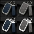 thumbnail image 4 of For Honda C 4 buttons Civic CR-V HR-V VEZEL JAZZ Accord Jade Crider Odyssey Protector Bag Zinc alloy+leather Car Key Cover Case, 4 of 29