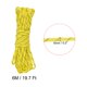 thumbnail image 2 of Carpa Cuerda 19.7 Pies 4mm Reflectante Sujeción Cuerda Nylon Sujeción Cuerdas para Exterior Camping Senderismo, Amarillo Paquete de 2 Unique Bargains estacas de la tienda, 2 of 5