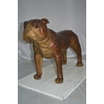 thumbnail image 3 of Nifao Bulldog Medium Bronze Statue – Home Decor Sculpture, 29"L x 11"W x 20"H, 3 of 11