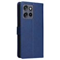 thumbnail image 3 of Wallet Case for Motorola Edge 50 Neo Flip Cover with Card Slots, Magnetic Stand & Strap Blue, 3 of 7
