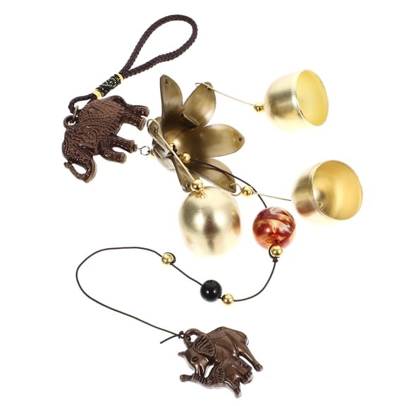 PTOOTP Vintage Metal Door Bell Assorted Colors Decorative with Crisp Sound for Home and Office