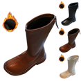 thumbnail image 6 of Generic Girls Leather Long Boots Kids Fashion Knee High Riding Boots Fall Winter Solid Classic Anti Slip Kid Cow Boys 3t Clothes, 6 of 6
