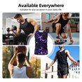 thumbnail image 5 of Uemuo Galaxy Lightning Pattern Men's Sleeveless T-Shirt,Muscle Athletic Tank Top, Moisture-wicking Quick-dry Breathable Classic Tee Top for Gym Run Outdoor Sports-, 5 of 8