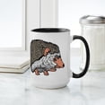 thumbnail image 4 of CafePress - Hedgehog Mugs - 15 oz Ceramic Large White Novelty Mug, 4 of 4