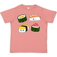 thumbnail image 3 of Inktastic Sushi with Faces Boys or Girls Toddler T-Shirt, 3 of 5