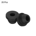 thumbnail image 3 of 20Pcs Snap Rubber Grommet Plug Mount Dia 6mm ID 3.5mm Seal Anti-Scratch for Electrical Box Cable Black, 3 of 6