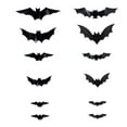 thumbnail image 4 of LED Wall Stickers, Wall Stickers, Window Stickers, Brilliant Scary Black 12pcs, 4 of 7