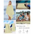 thumbnail image 5 of Yellow Striped Beach Towels Oversized Super Absorbent, Modern Simple Farmhouse Beige Vintage Lightweight Bath Towel Quick Dry Sets For Bathroom/Pool/Rv Camping/Beach Play/Gym Room/Picnic 30"x60", 5 of 8