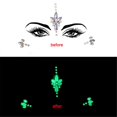 thumbnail image 1 of Hbdhejl Halloween Luminous Face Gems,Glow In The Dark Rhinestone Temporary Tattoo Gemstones Face Stickers, 1 of 6