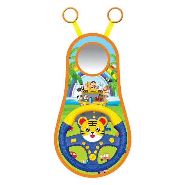 Volante de juguete Volante de juguete Juguete con sonido Juguetes para simular conducir Tigres