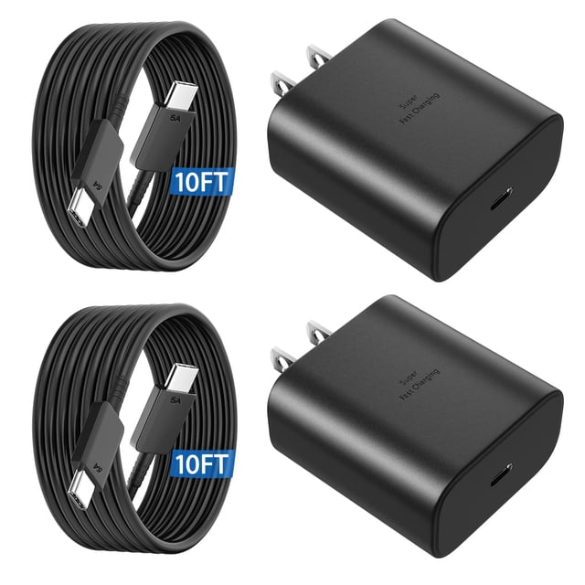 Cargador Vilive de 45 W de carga superrápida para Samsung Galaxy S25