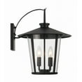 thumbnail image 6 of Crystorama Andover 4 Light Matte Black Outdoor Wall Mount - 14"W x 17.25"H x 15.5"D, 6 of 9