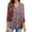 Brown, variant on IROINNID Discount Women's Long Sleeve V-Neck Shirts Cool Shirts for Women Casual V-Neck Three Quarter 3/4 Sleeve T Shirt Autumn Printing Blouse Tops Sweatshirt,Brown