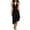 *Black, variant on VBVC Women's Halter V Neck Asymmetrical Midi Dress , Ladies' Ruffle Hem Sleeveless Cocktail Dress , Summer Party Vacation Dresses For Women,Khaki,S-3XL
